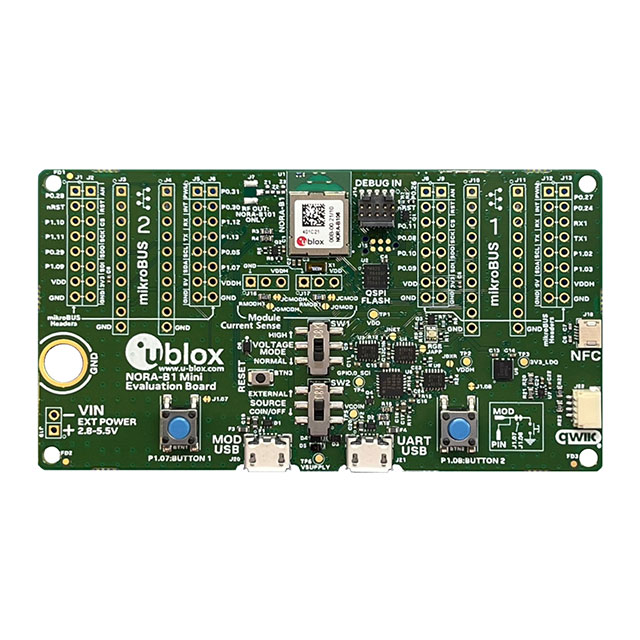 MINI-NORA-B106 u-blox  Cartes de kits d'évaluation et de développement RF